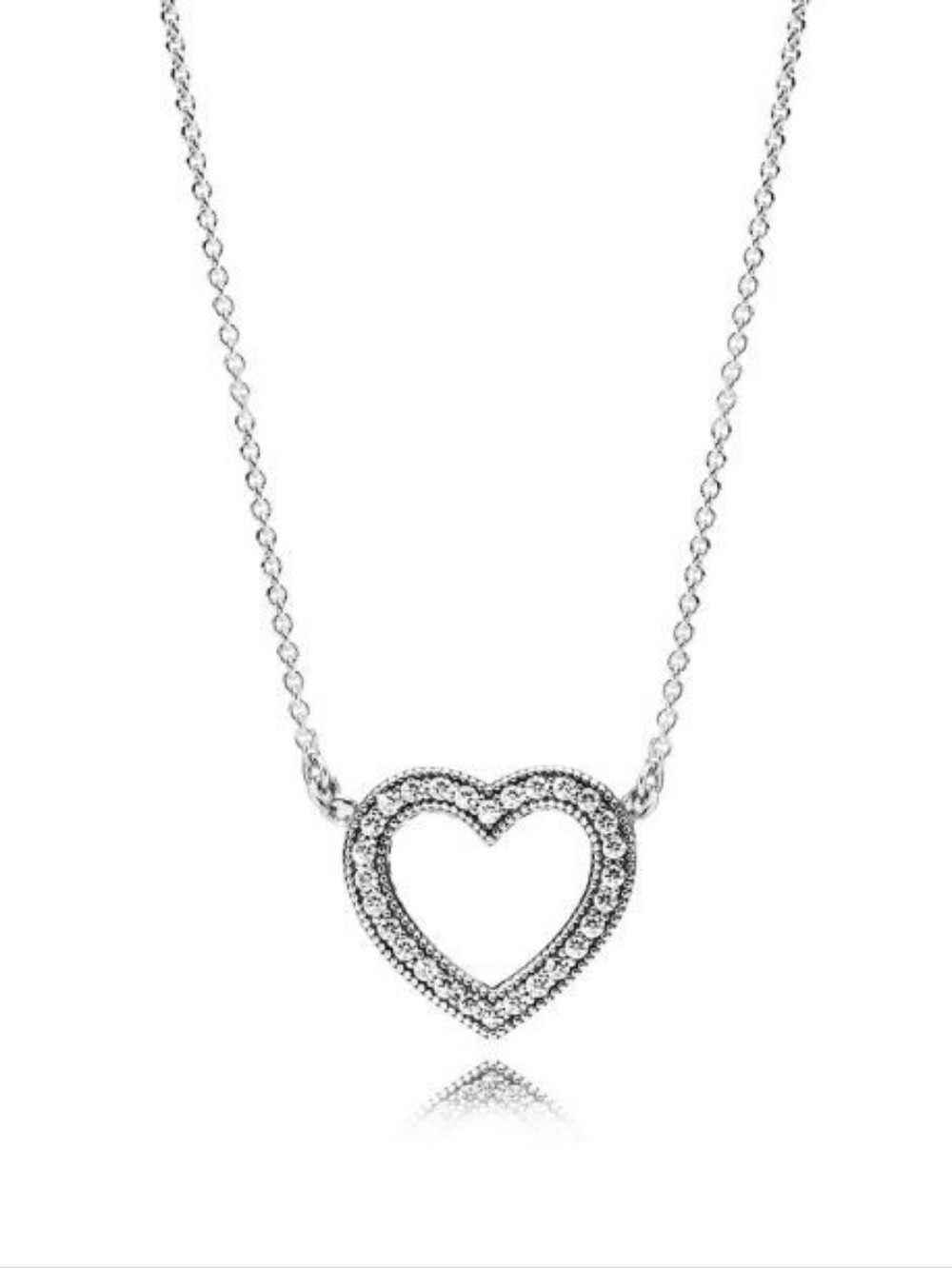 Pandora Loving Hearts of Pandora Silver Necklace